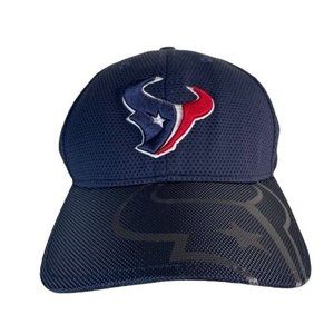 New Era NFL Houston Texans Navy Blue, Red, and White Hat, Cap, Medium - Large